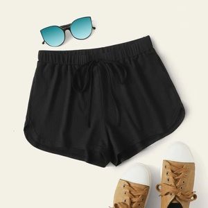 SheIn Black Booty Shorts